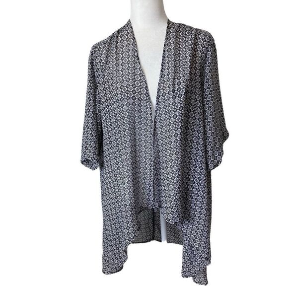 Living Doll Los Angeles Open Front Kimono Size M - Picture 1 of 13